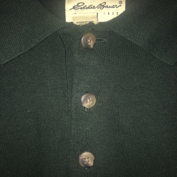 Eddie Bauer long sleeve polo type - Picture 3 of 4
